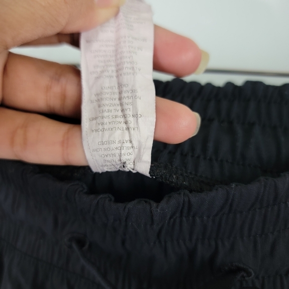 Fabletics Women Black Nylon Blend Sweatpants Sz S Pocket Elastic Waist Drawstrin - Picture 11 of 12